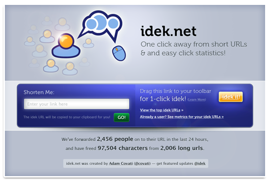 idek.net URL shortener
